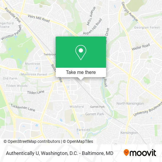 Authentically U map