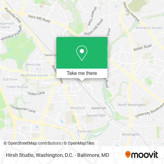 Hirsh Studio map