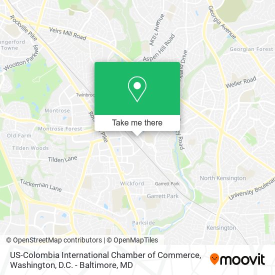 Mapa de US-Colombia International Chamber of Commerce