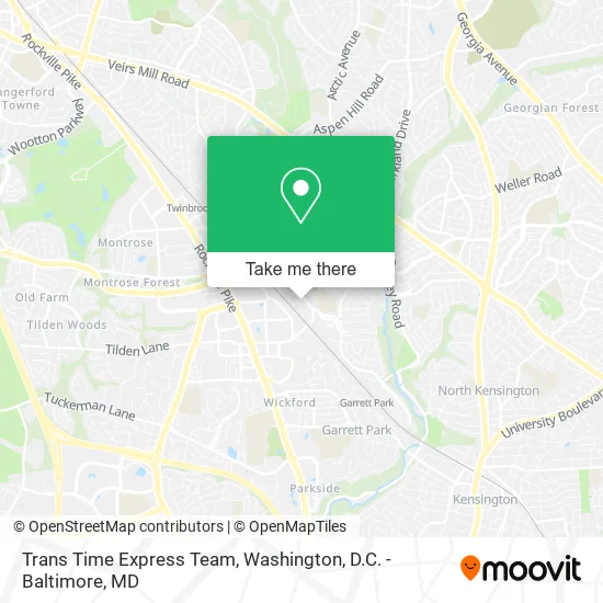 Trans Time Express Team map