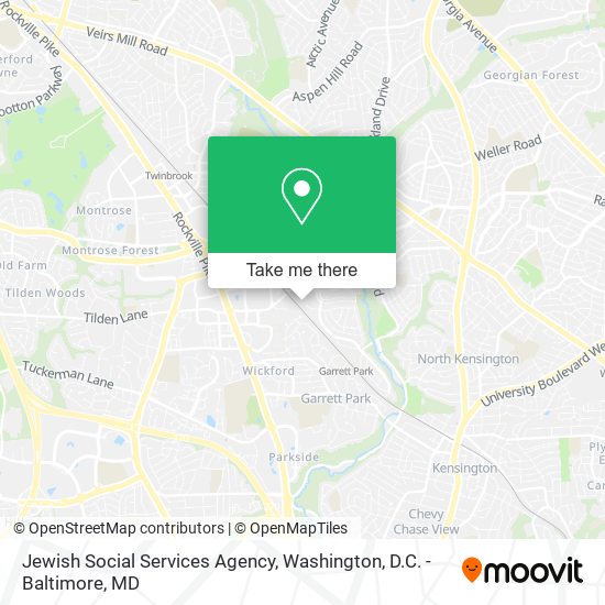 Mapa de Jewish Social Services Agency