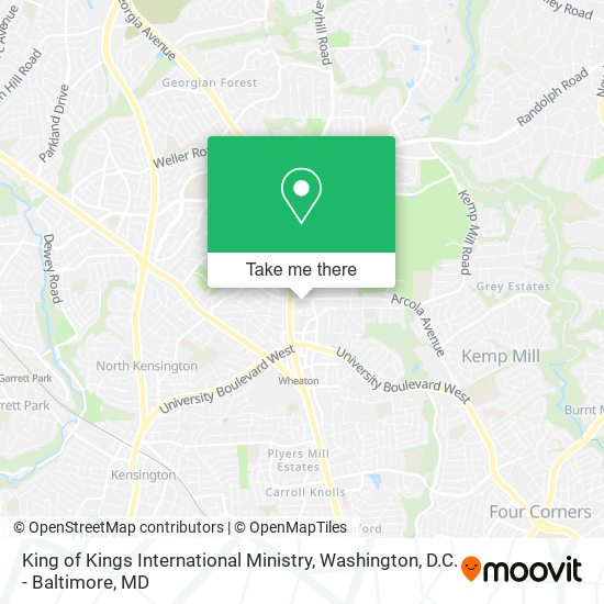 King of Kings International Ministry map