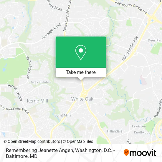 Remembering Jeanette Angeh map