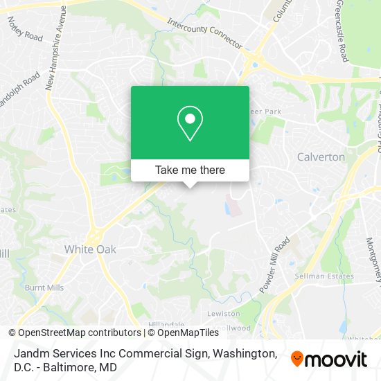 Jandm Services Inc Commercial Sign map