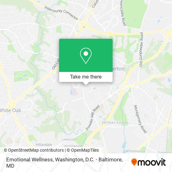 Emotional Wellness map