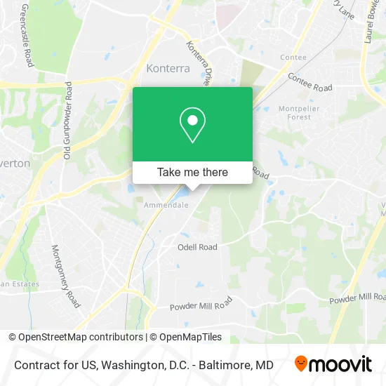 Contract for US map