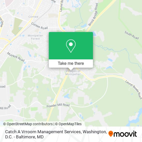 Catch A Vrroom Management Services map