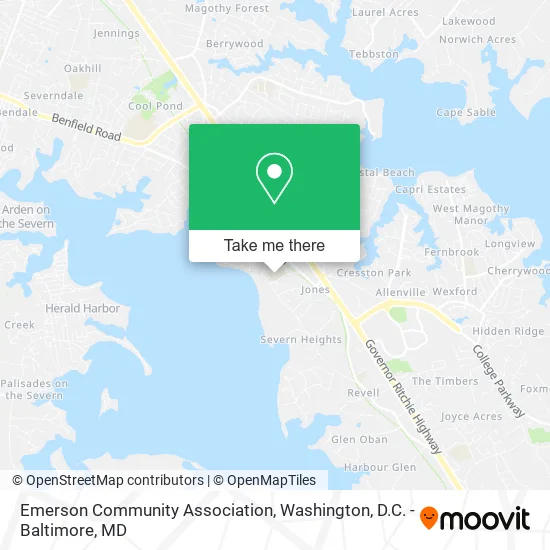Emerson Community Association map