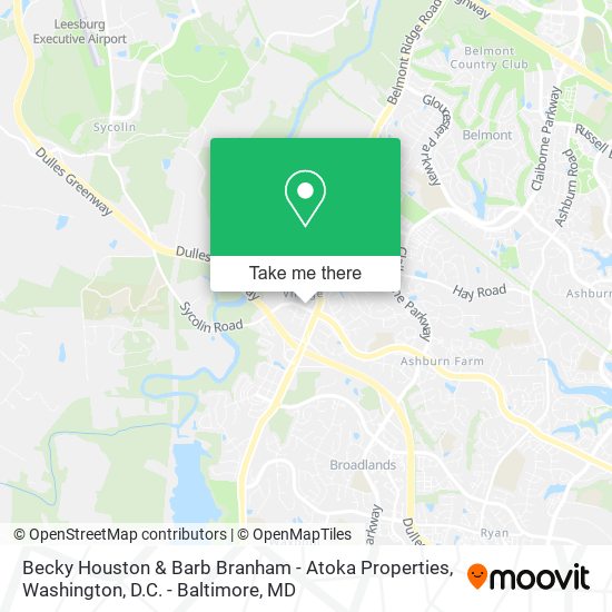 Mapa de Becky Houston & Barb Branham - Atoka Properties