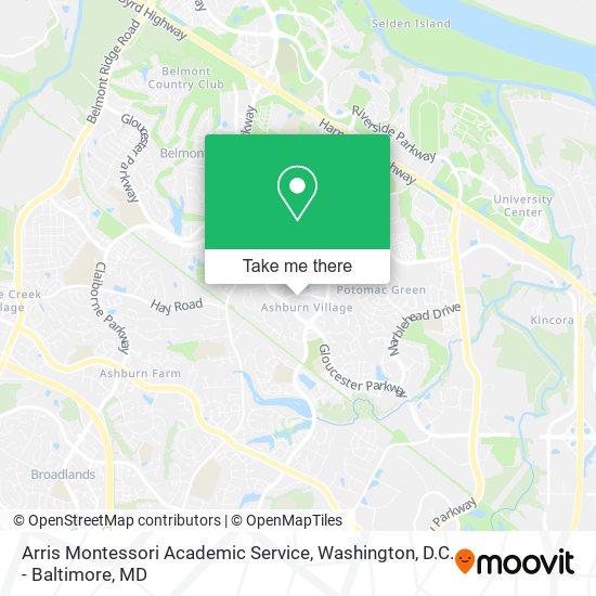 Arris Montessori Academic Service map