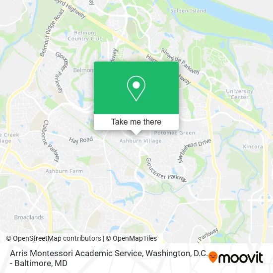 Arris Montessori Academic Service map