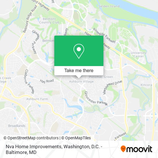 Nva Home Improvements map