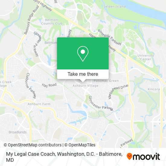Mapa de My Legal Case Coach