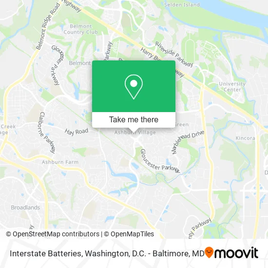 Interstate Batteries map