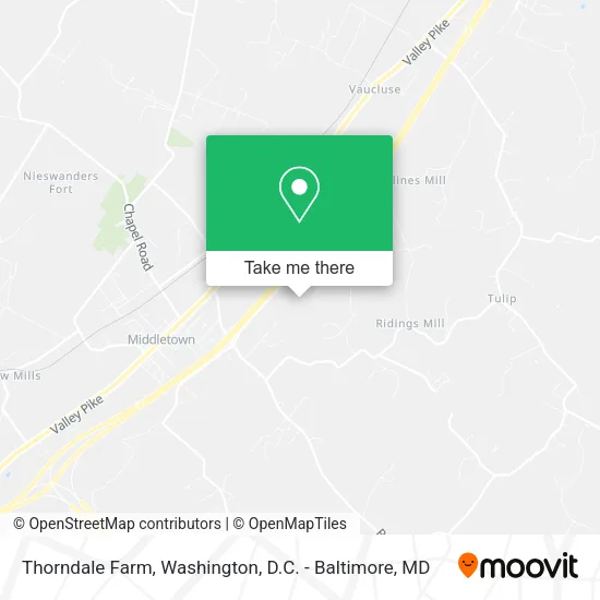 Thorndale Farm map