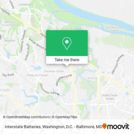 Interstate Batteries map