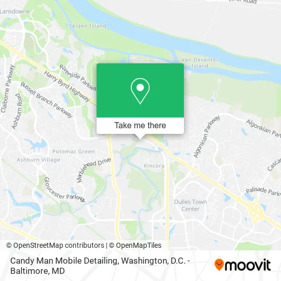 Candy Man Mobile Detailing map
