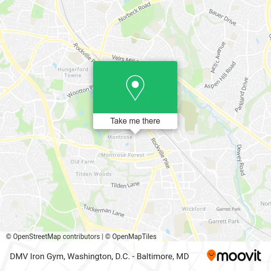 DMV Iron Gym map