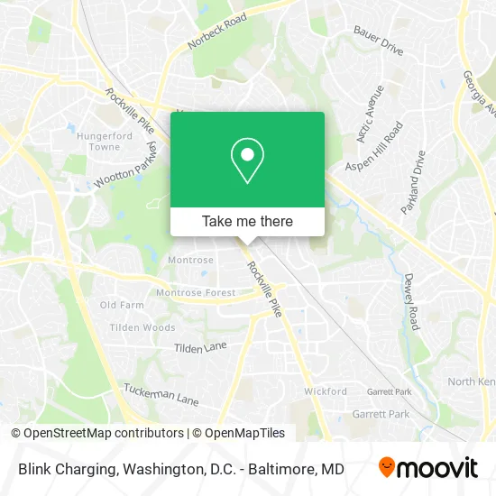 Blink Charging map