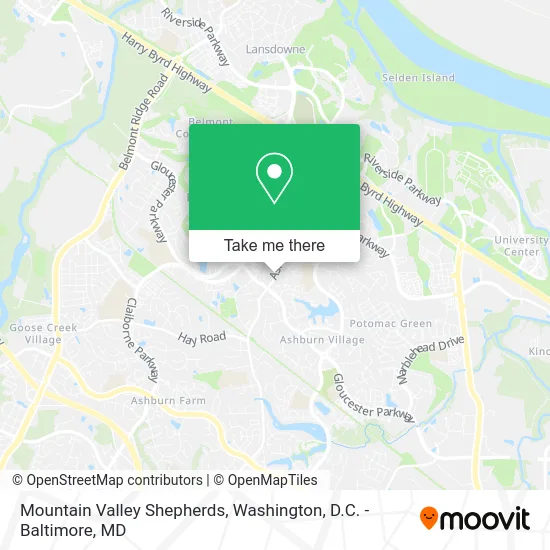 Mountain Valley Shepherds map