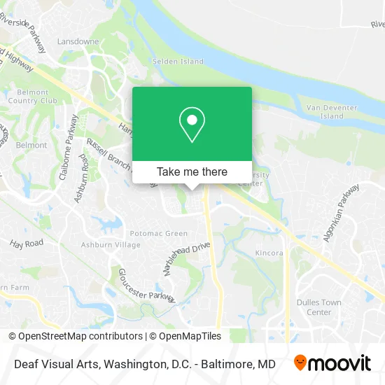 Deaf Visual Arts map