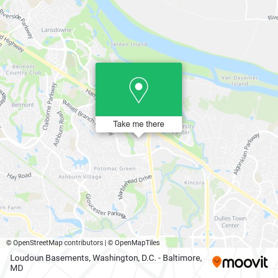 Mapa de Loudoun Basements