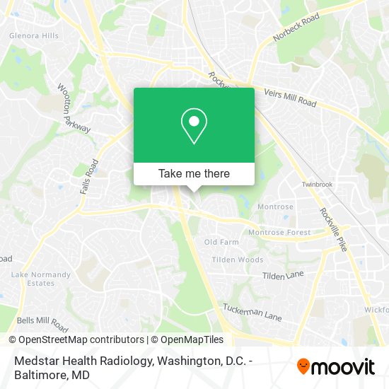 Mapa de Medstar Health Radiology