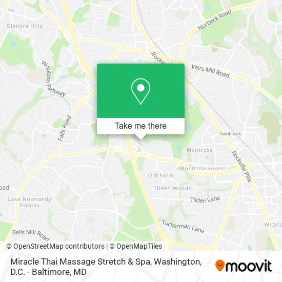Miracle Thai Massage Stretch & Spa map