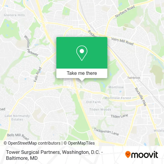 Tower Surgical Partners map