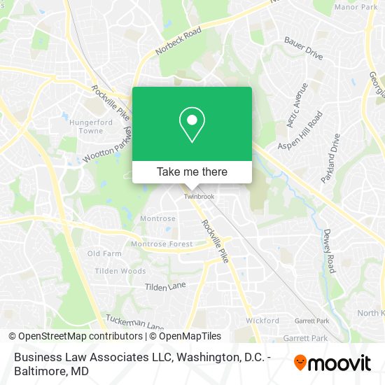 Mapa de Business Law Associates LLC