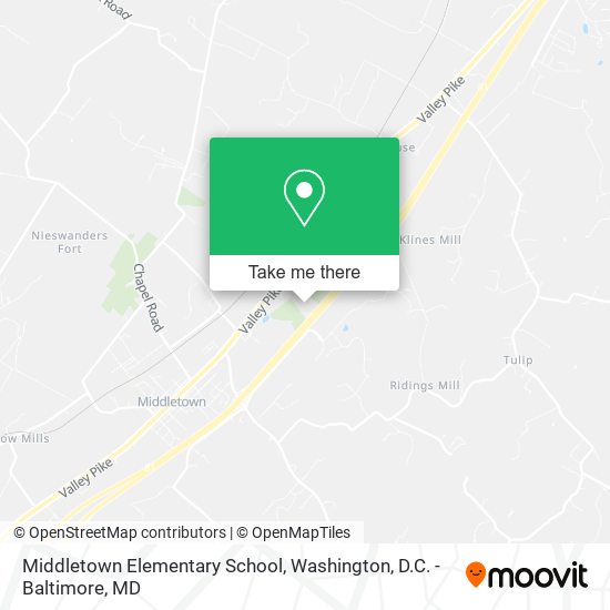 Middletown Elementary School map