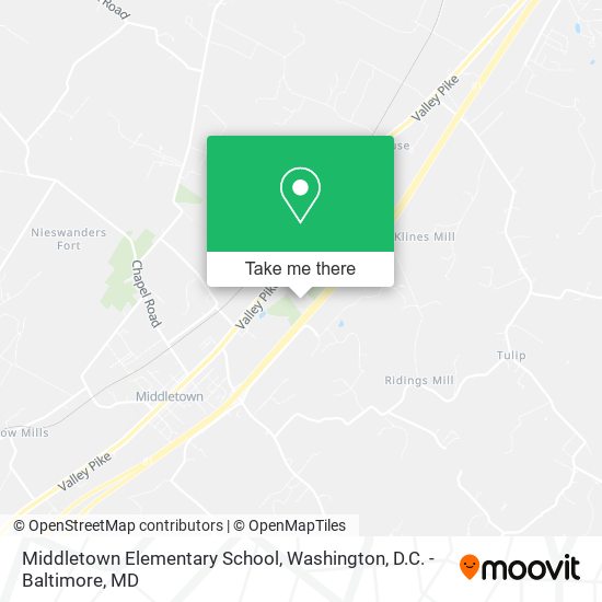 Mapa de Middletown Elementary School