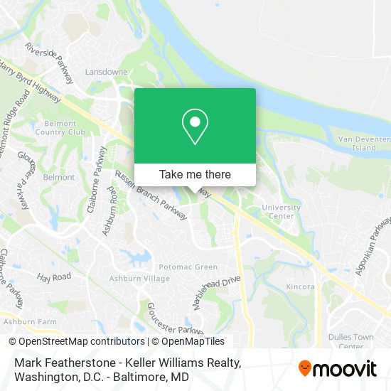 Mark Featherstone - Keller Williams Realty map