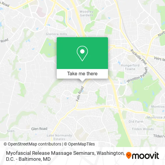 Mapa de Myofascial Release Massage Seminars