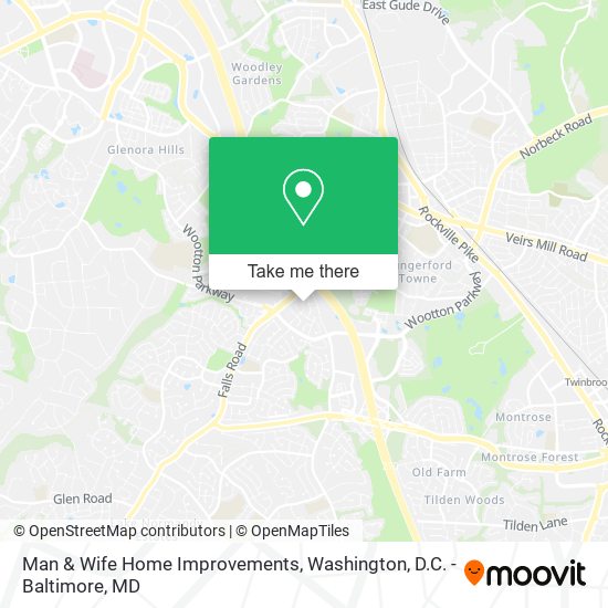 Man & Wife Home Improvements map