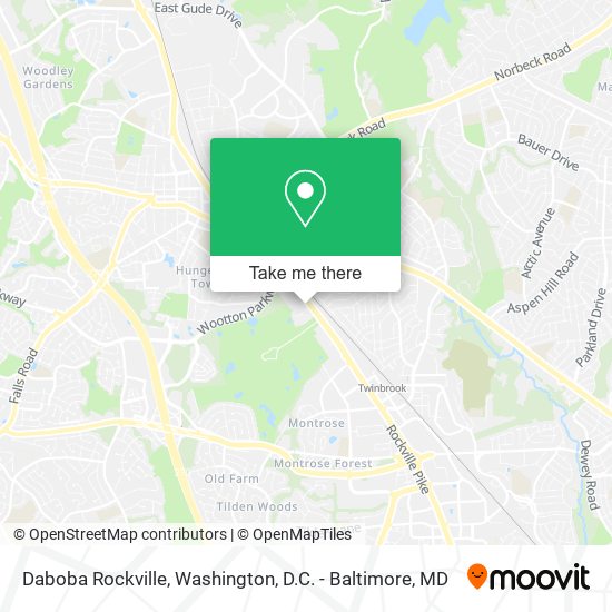 Daboba Rockville map