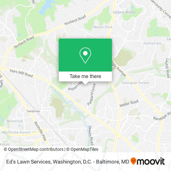 Ed's Lawn Services map