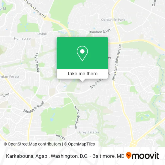 Karkabouna, Agapi map