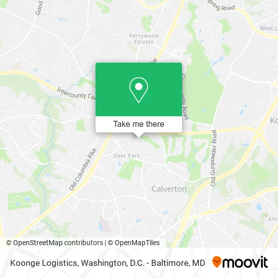 Koonge Logistics map