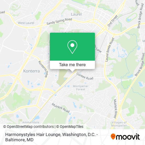 Harmonystyles Hair Lounge map