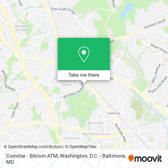 Mapa de Coinstar - Bitcoin ATM