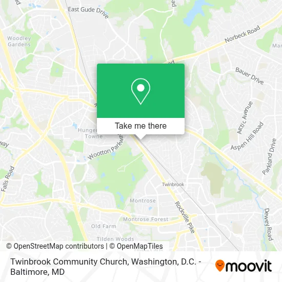 Twinbrook Community Church map