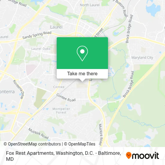Fox Rest Apartments map