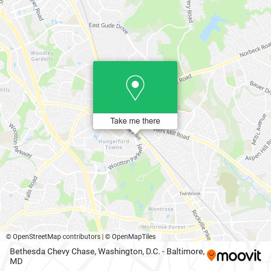 Bethesda Chevy Chase map