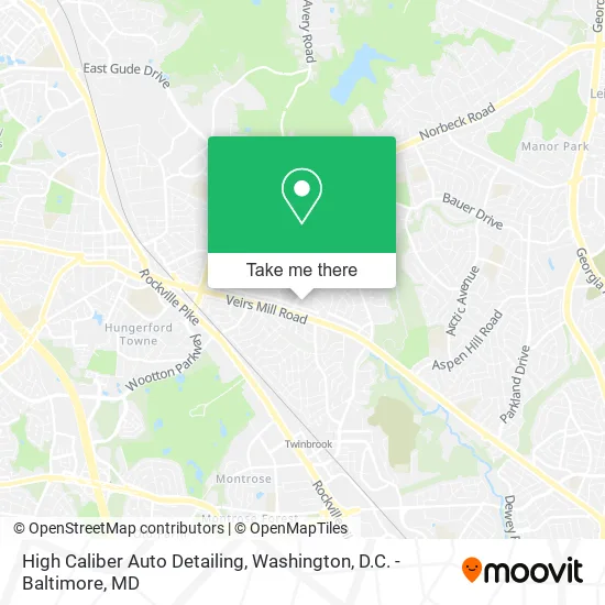 High Caliber Auto Detailing map