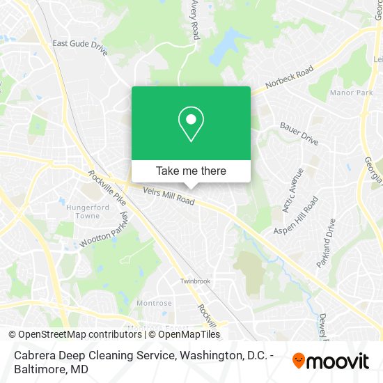 Cabrera Deep Cleaning Service map