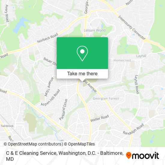 C & E Cleaning Service map
