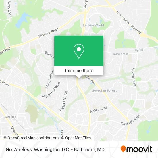 Go Wireless map