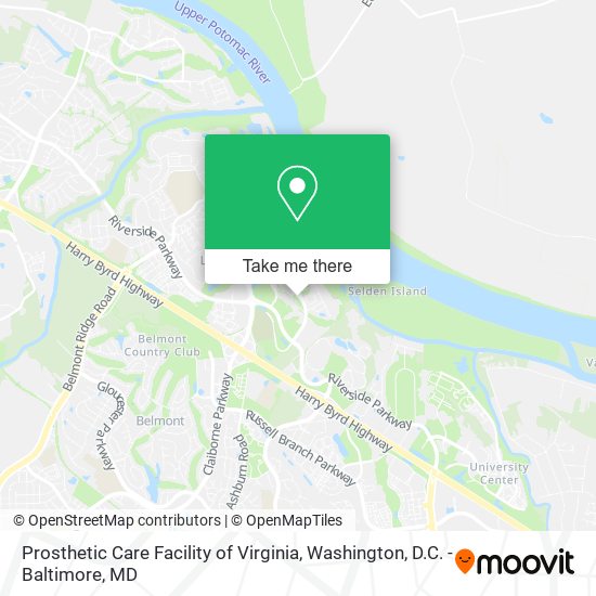 Prosthetic Care Facility of Virginia map