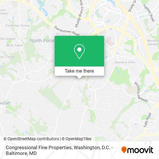 Congressional Fine Properties map